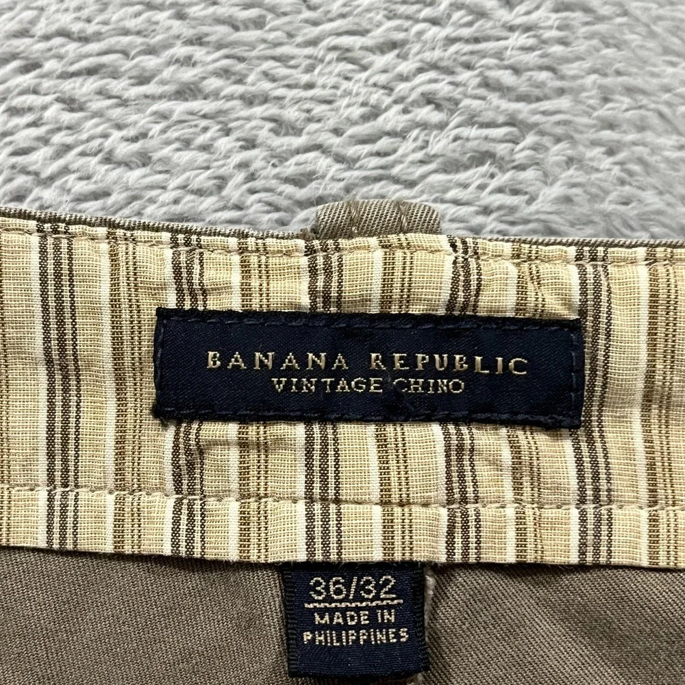 Banana Republic Chino Flap Pocket Pants‎ Mens 36x32 Vintage Academia Preppy